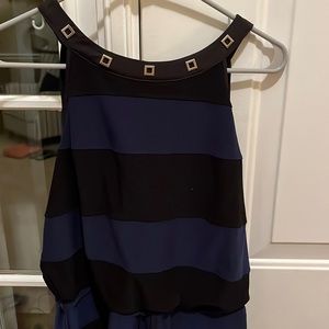 White House Black Market navy and black dress
